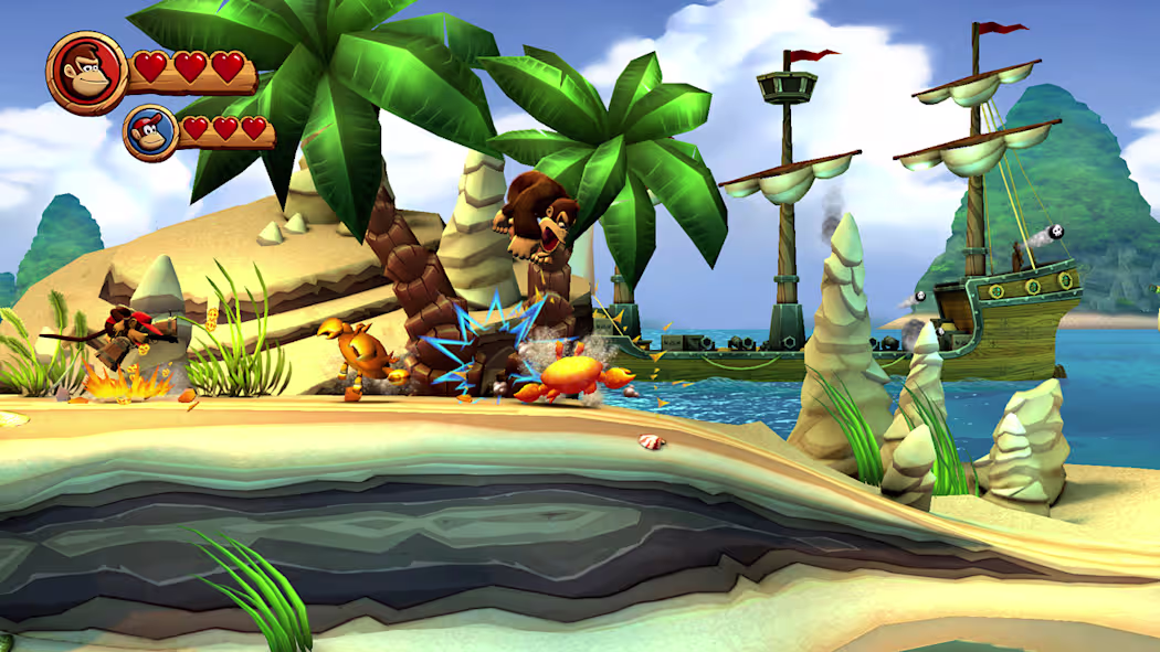 دانلود بازی Donkey Kong Country Returns HD | بازگشت قدرتمند دانکی کونگ