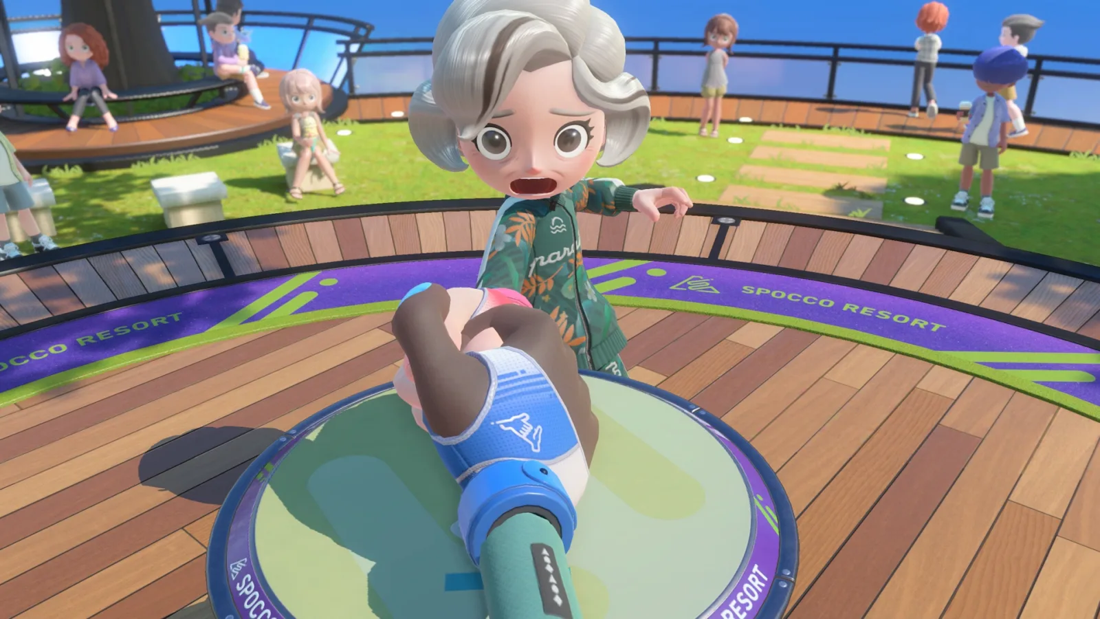 Nintendo Switch Sports Resort Thumb Wrestling point farming