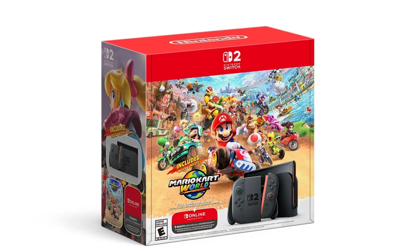 نینتندو از دو باندل جدید نینتندو سوییچ ۲ با بازی‌های Mario Kart World و Sports Resort رونمایی کرد