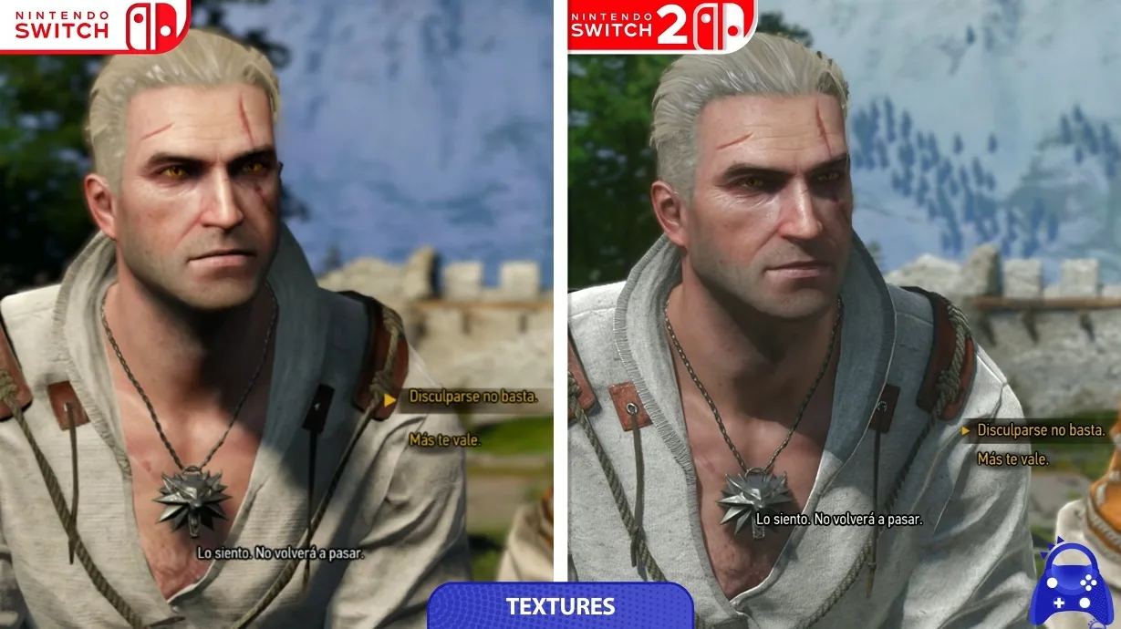 مقایسه گرافیکی خیره‌کننده The Witcher 3 بر روی Nintendo Switch 2 در مقابل نسخه اصلی