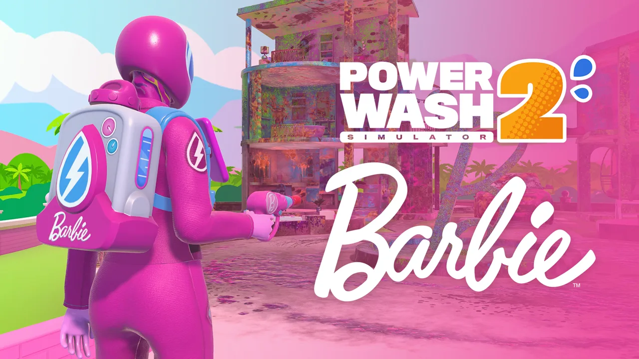 دنیای صورتی و جذاب باربی به بازی PowerWash Simulator 2 می‌آید!