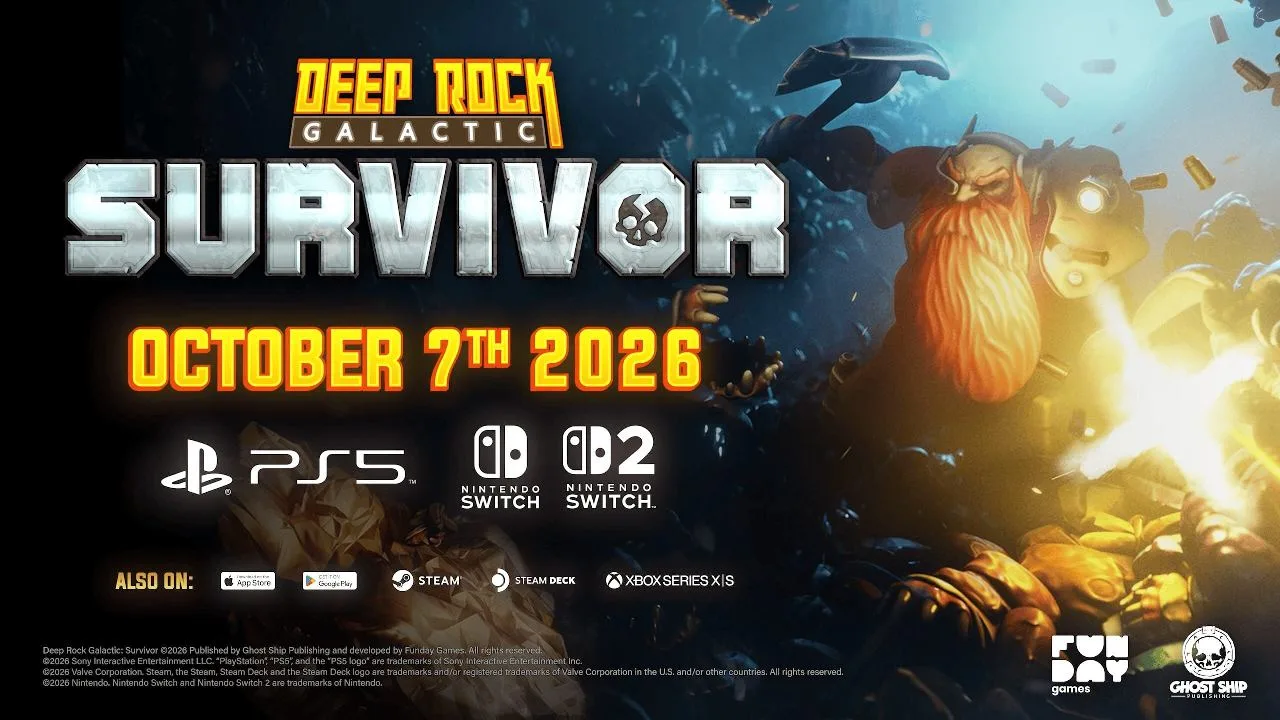 بازی Deep Rock Galactic: Survivor برای Nintendo Switch 2 و Switch تأیید شد