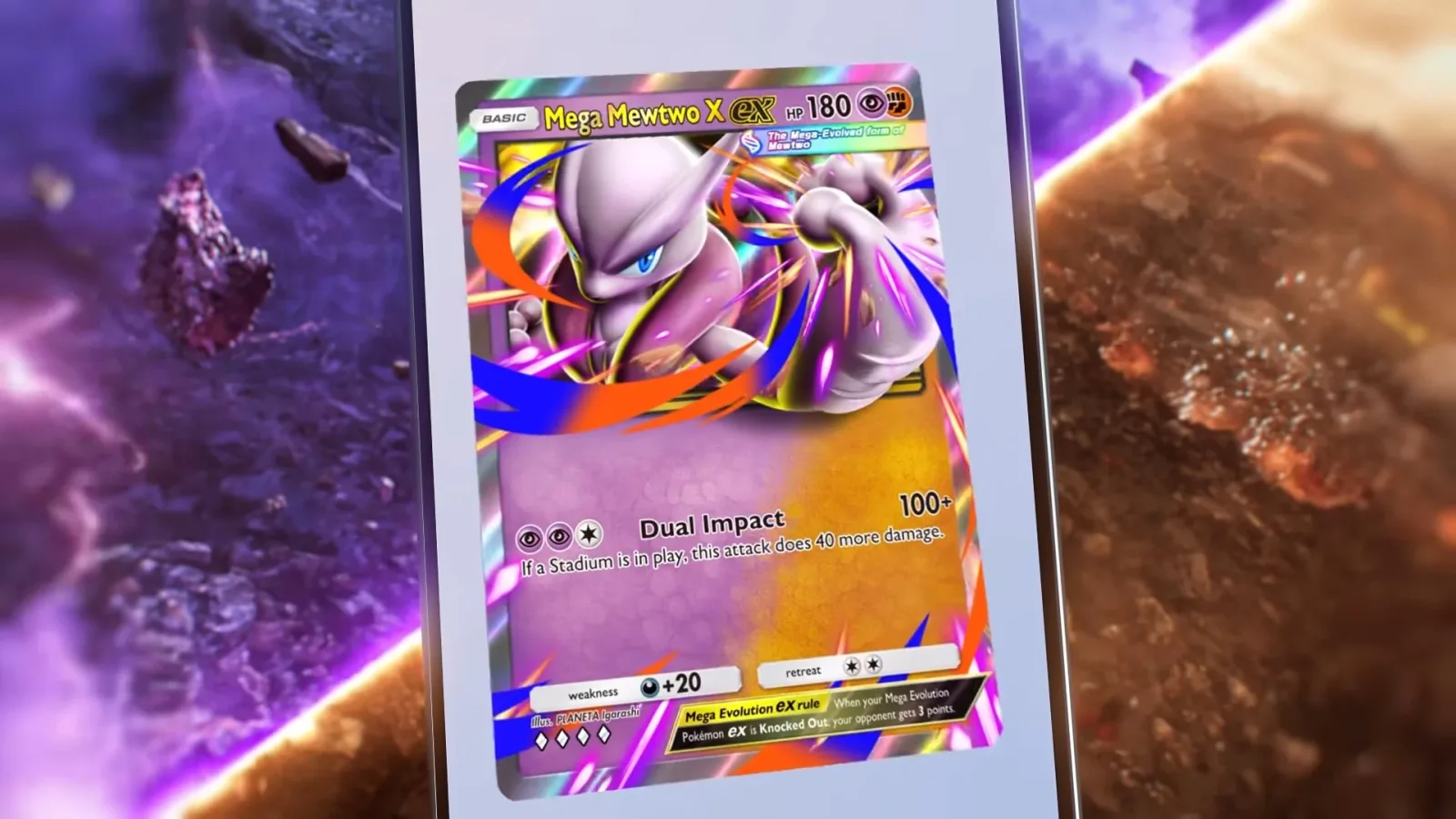کارت‌های دو نوعی (Dual-Type) به Pokémon TCG Pocket می‌آیند؛ Mega Mewtwo X ex پیشتاز است!