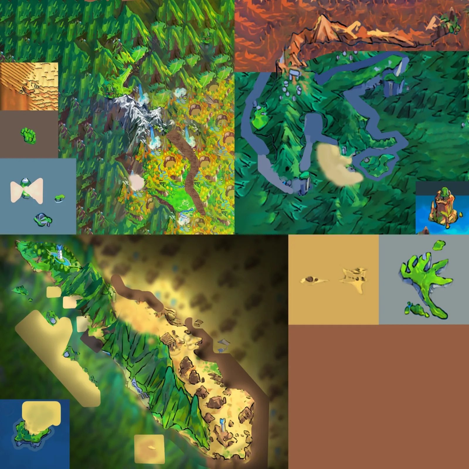 سالن ورزشی Grass در بازی Pokemon Winds and Waves