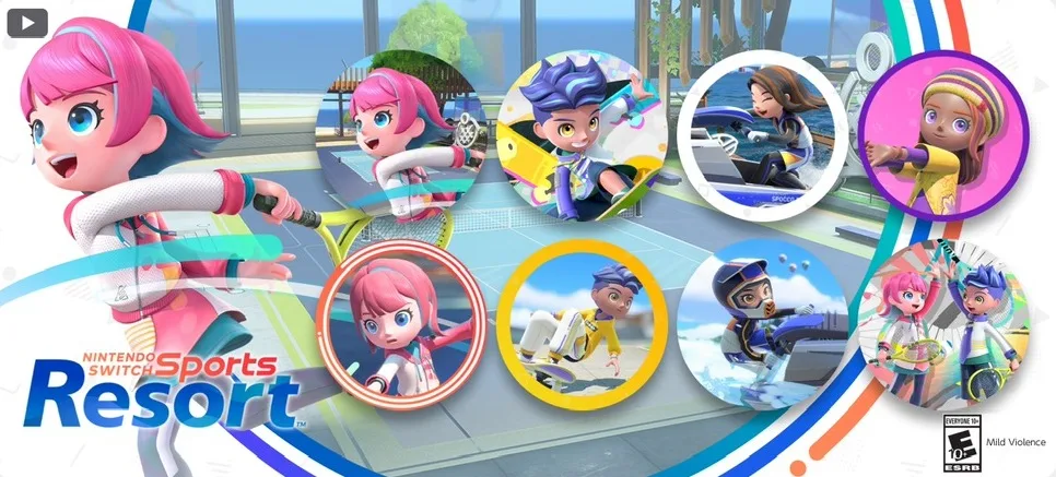 آیکون‌های جدید Nintendo Switch Sports Resort به سرویس Nintendo Switch Online اضافه شدند