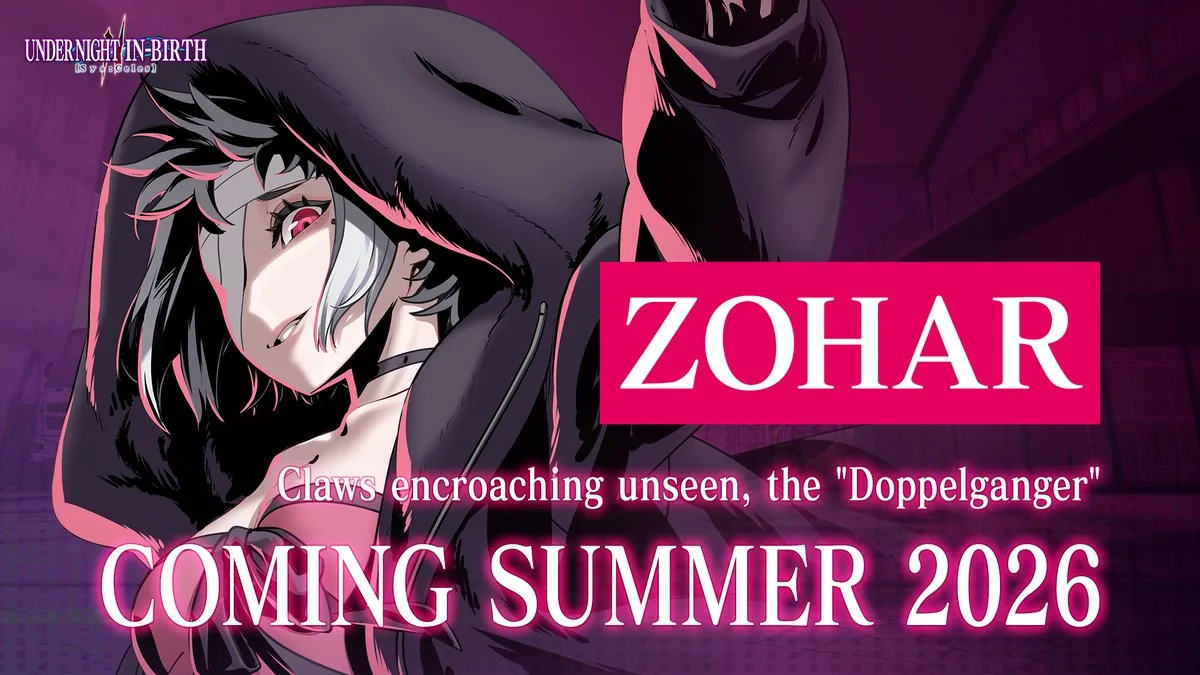 شخصیت Zohar به عنوان مبارز جدید DLC برای Under Night In-Birth 2 معرفی شد + تریلر و تاریخ عرضه