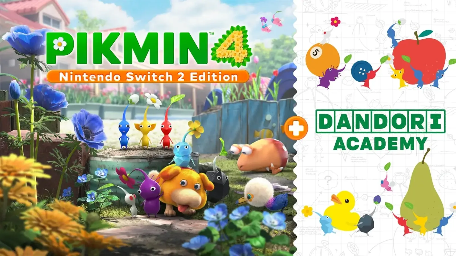 معرفی بازی Pikmin 4 – نسخه نینتندو سوییچ ۲ به همراه الحاقیه Dandori Academy