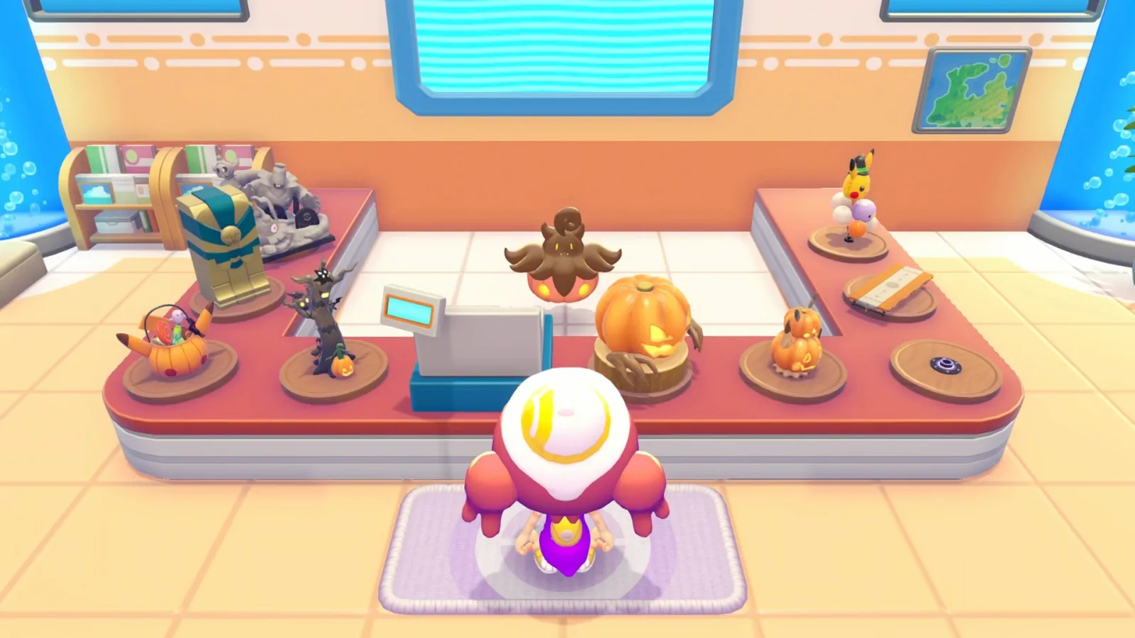 تبادل پاداش‌ها در Pokemon Center