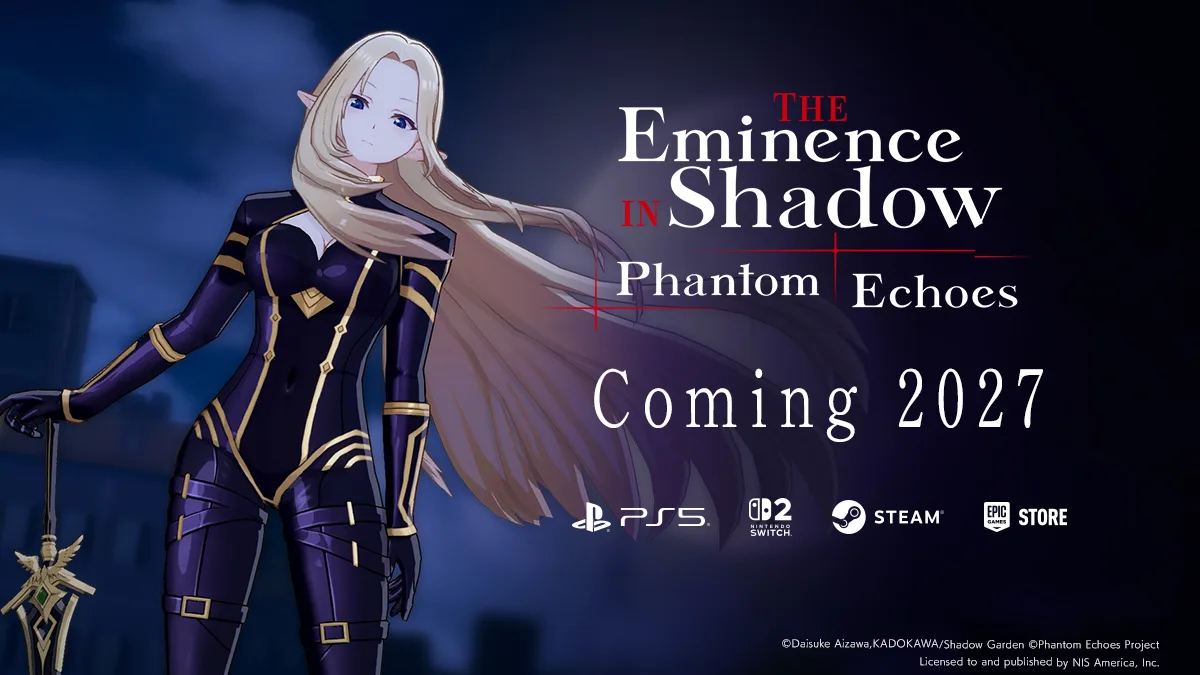 The Eminence in Shadow: Phantom Echoes به سوی نینتندو سوییچ ۲ می‌آید؛ یک اکشن روگ‌لایت تمام‌عیار!