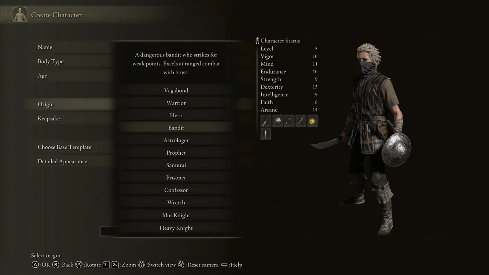 Elden Ring Nintendo Switch 2 Character Customization