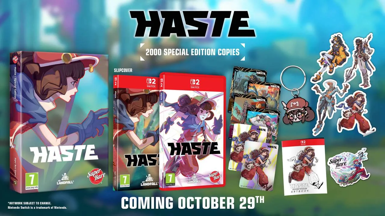 نسخه فیزیکی بازی Haste برای Nintendo Switch 2 معرفی شد
