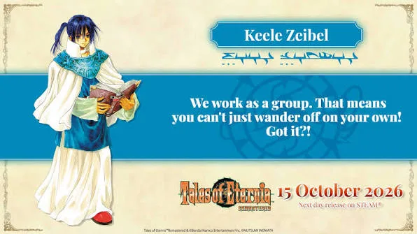 تریلر جدید Tales of Eternia Remastered با محوریت شخصیت Keele منتشر شد