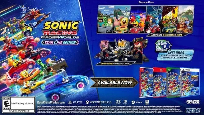 Sonic Racing: CrossWorlds Year One Edition