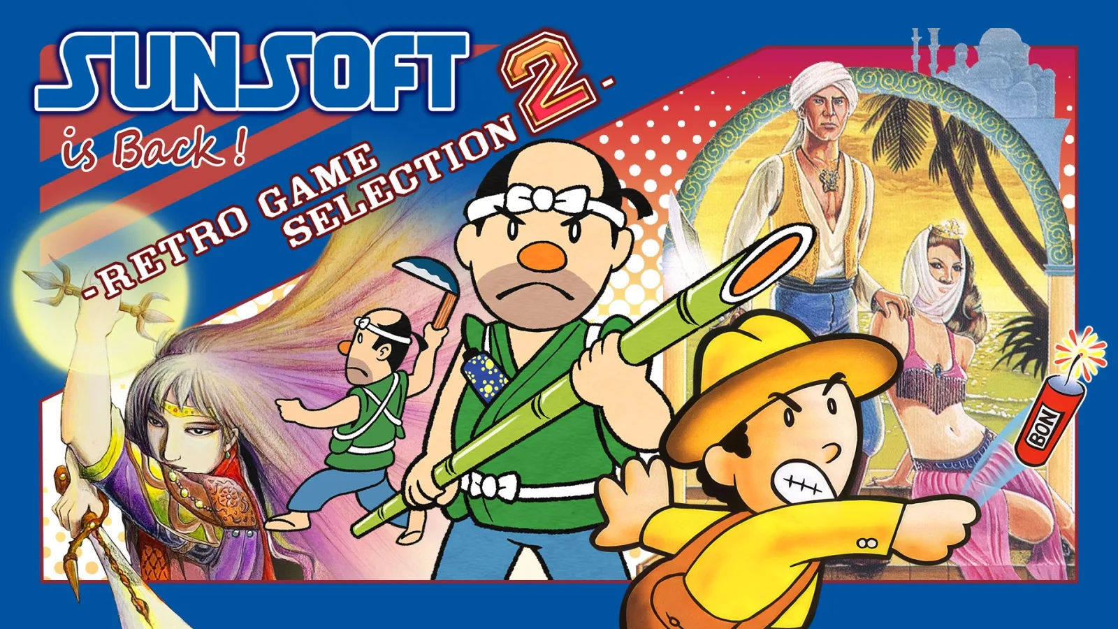 بازگشت شاهکارهای رترو؛ مجموعه Sunsoft is Back: Retro Game Selection 2 برای نینتندو سوییچ معرفی شد