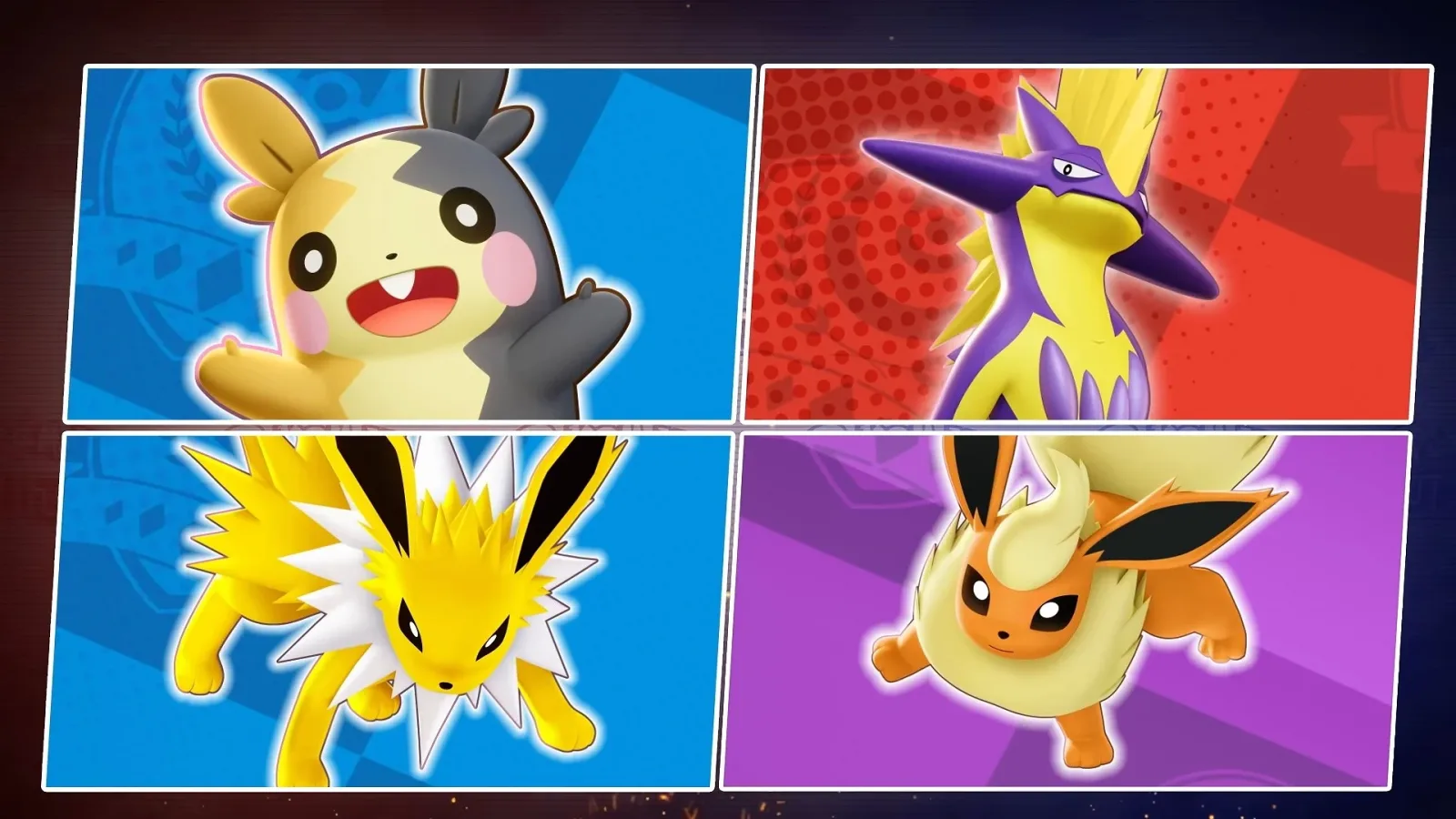 چهار پوکمن جدید برای Pokémon Unite معرفی شدند؛ تکمیل تمام تکامل‌های خانواده Eevee