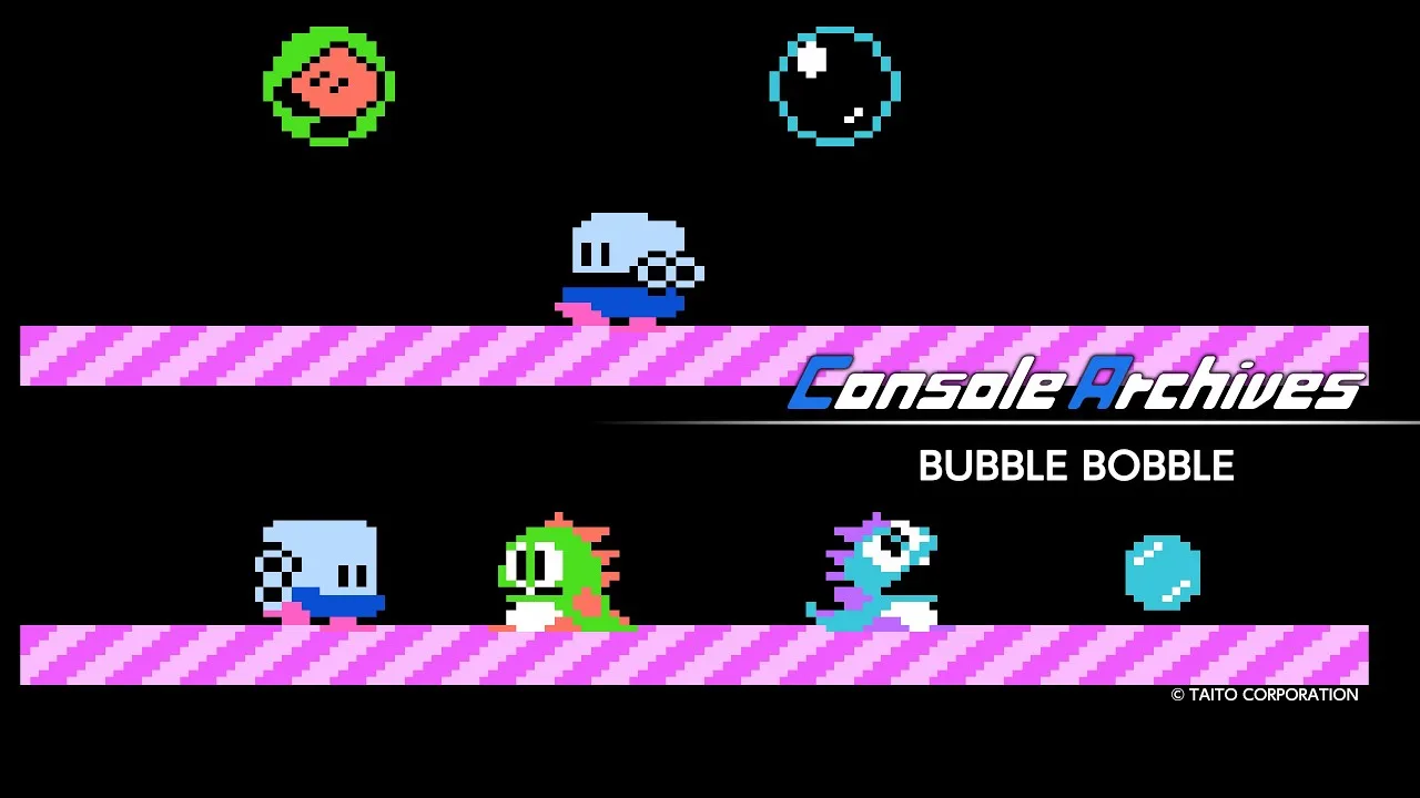 بازگشت بازی خاطره‌انگیز Bubble Bobble به نینتندو سوییچ در قالب مجموعه Console Archives