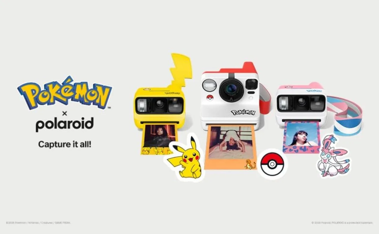 رونمایی از مجموعه جذاب دوربین‌های Polaroid x Pokémon؛ شکار لحظه‌ها به سبک مربیان پوکمون!