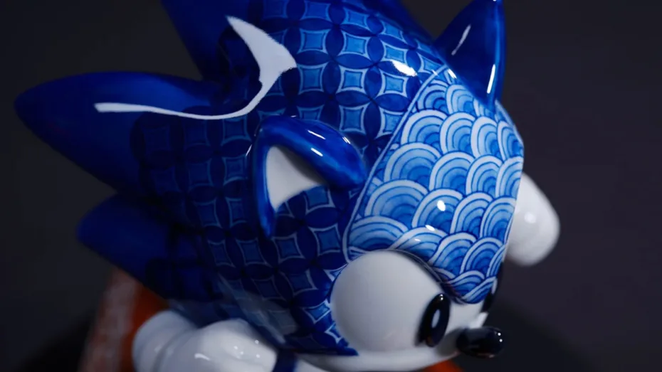 جزئیات مجسمه چینی Sonic