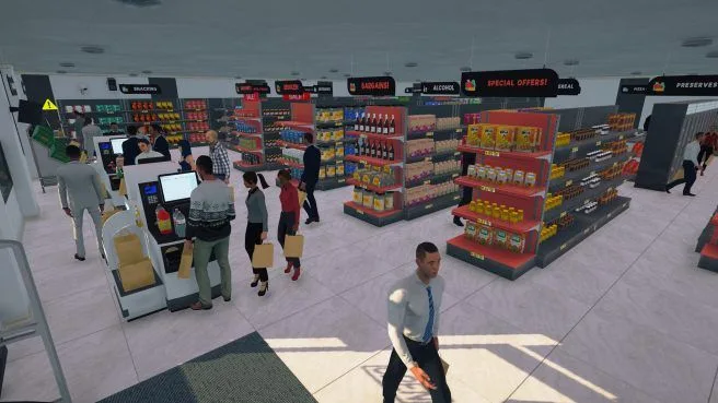 تاریخ انتشار Supermarket Simulator روی نینتندو سوییچ ۲