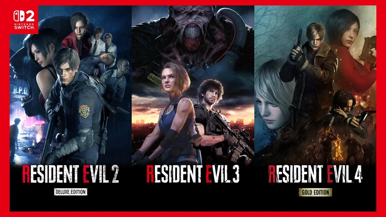 اولین ویدیو از گیم‌پلی نسخه‌های نینتندو سوییچ ۲ بازی‌های Resident Evil 2، 3 و 4 منتشر شد