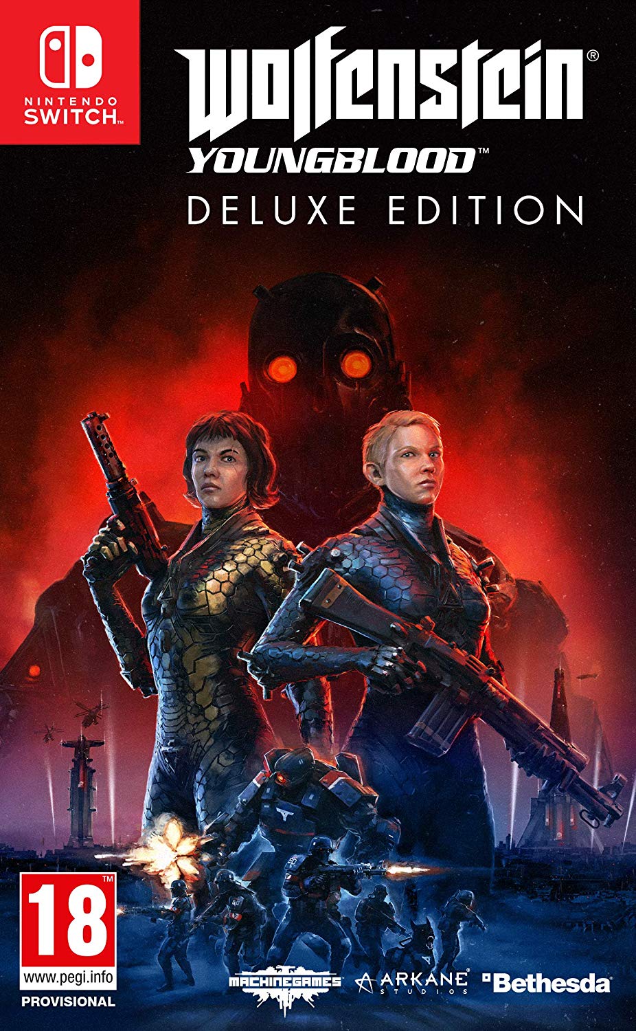 دانلود بازی Wolfenstein Youngblood Deluxe Edition نینتندو سوییچ